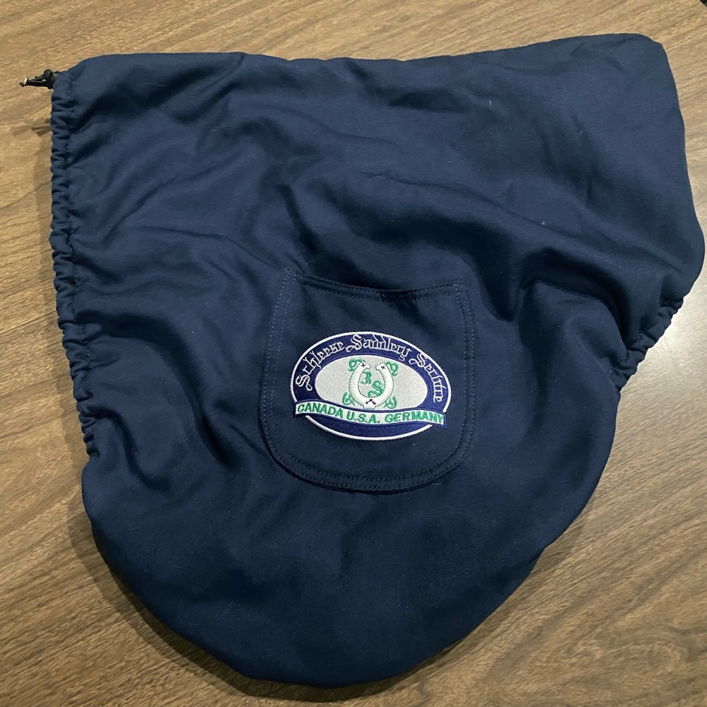 Schleese Dressage Saddle Cover Fleece lined blue